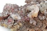 Quartz and Calcite with Metacinnabar Inclusions - Cocineras Mine #219860-1